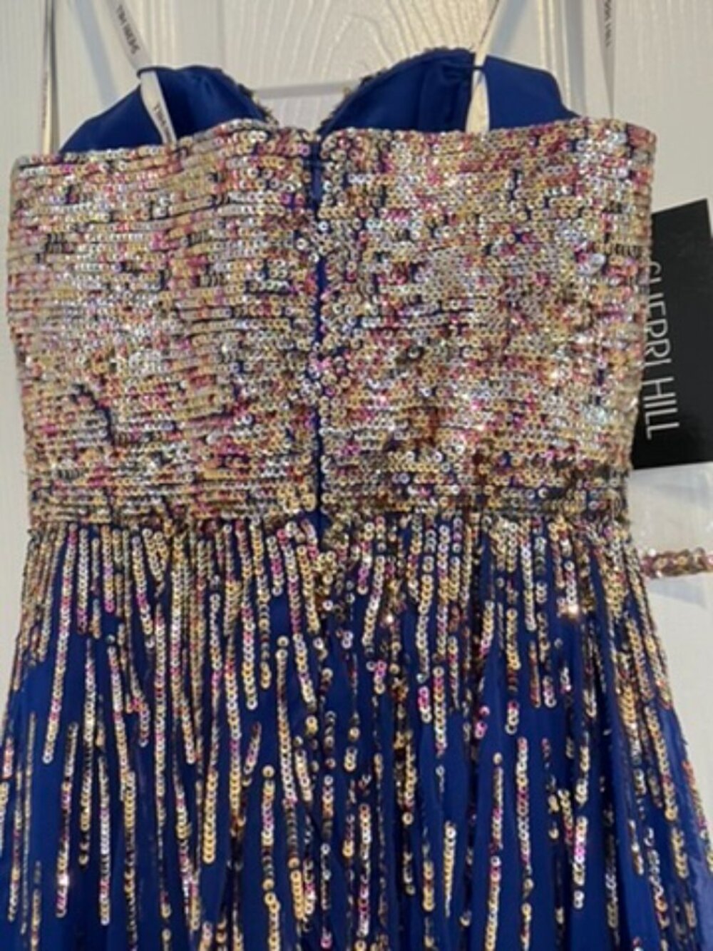 Beaded Royal Blue Formal Dress / Homecoming / Prom Dress - Picture 2 of 6